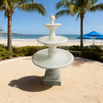 SOLARA Solar-Powered Water Fountain - Eco-Friendly Resin Fiberglass Crack-Resistant Long-Lasting Outdoor Decor