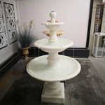SOLARA Solar-Powered Water Fountain - Eco-Friendly Resin Fiberglass Crack-Resistant Long-Lasting Outdoor Decor