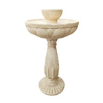 SOLARA Solar Fountain - Durable Resin Fiberglass No Paint UV-Resistant Low Maintenance Outdoor Use