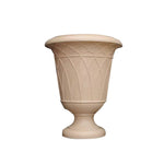 SOLARA Tall Outdoor Planter Resin Fiberglass Sandstone UV-Resistant Waterproof Durable for All Weather Stylish and Practical Design