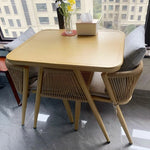 SOLARA 80cm Chairs, Set 80cm Solid 1 Frame, x Rectangular - Table Furniture 2 Outdoor - Dining Durable Wood Wood