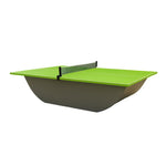 SUNNET 4cm Outdoor Waterproof Ping Pong Table with Stable Frame & Free Accessories - Green and Grey