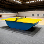 SUNNET 4cm Outdoor Waterproof Ping Pong Table with Reinforced Frame & Free Accessories - Yellow and Blue