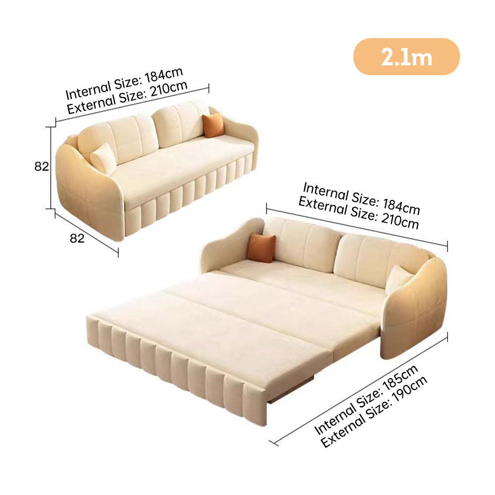 LUXORA 1.3m/1.5m/2.1m High Sofa Density Sponge