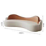 LIVARA 0.7m/1.7m/2m/2.6m Solid With Sofa/Chair Length Wood Frame