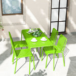 SOLARA Outdoor Table 70/120/140/180cm Dining Iron Wrought - Light Green