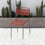 SOLARA Orange Indoor Outdoor or Chair Construction Metal for Iron Durable Use
