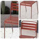 SOLARA Orange Indoor Outdoor or Chair Construction Metal for Iron Durable Use
