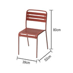 SOLARA Orange Indoor Outdoor or Chair Construction Metal for Iron Durable Use