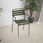 SOLARA Green Metal for Construction or Indoor Durable Outdoor Chair Iron Use