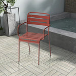 SOLARA Orange Indoor Outdoor or Chair Construction Metal for Iron Durable Use