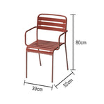SOLARA Orange Indoor Outdoor or Chair Construction Metal for Iron Durable Use