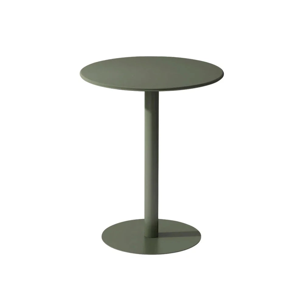 SOLARA Round - Weather-Resistant Patio for Construction, Iron or Durable Green Table Metal Garden Wrought Use