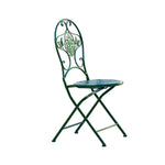 SOLARA Foldable Green Compact Iron Army - Durable Chair Design