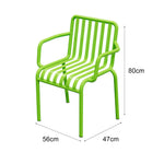 SOLARA Outdoor - Light Chair/Sofa Iron Green