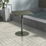 SOLARA 60/70/120/160cm Table, Balcony, Durable Garden Iron for Build Square Metal Green or Patio, Use