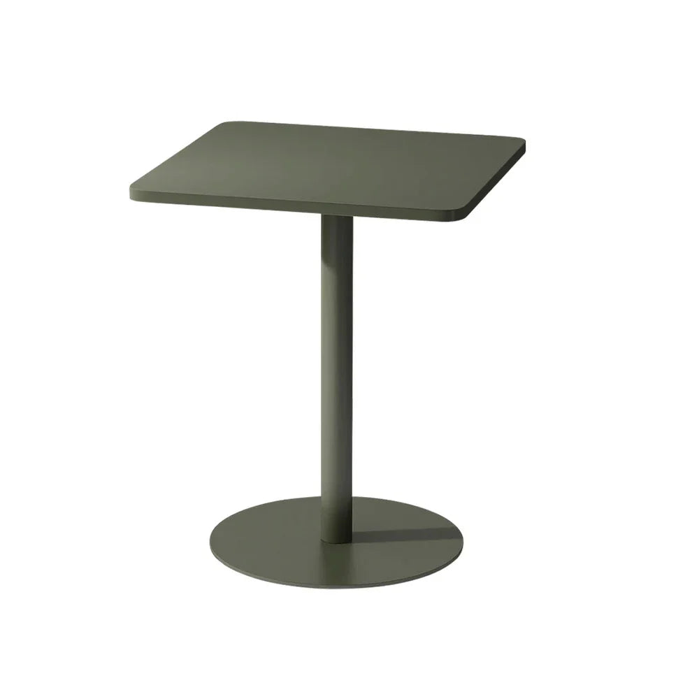 SOLARA 60/70/120/160cm Table, Balcony, Durable Garden Iron for Build Square Metal Green or Patio, Use