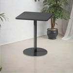 SOLARA 60/70/120/160cm Square Garden Build Gray Metal Durable Patio, Balcony, Table, for Iron or Use