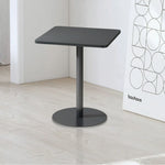 SOLARA 60/70/120/160cm Square Garden Build Gray Metal Durable Patio, Balcony, Table, for Iron or Use