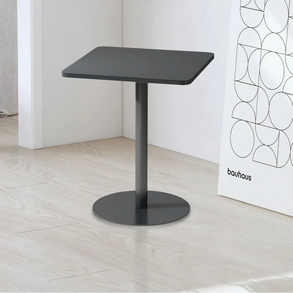 SOLARA 60/70/120/160cm Square Garden Build Gray Metal Durable Patio, Balcony, Table, for Iron or Use