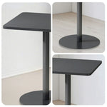 SOLARA 60/70/120/160cm Square Garden Build Gray Metal Durable Patio, Balcony, Table, for Iron or Use