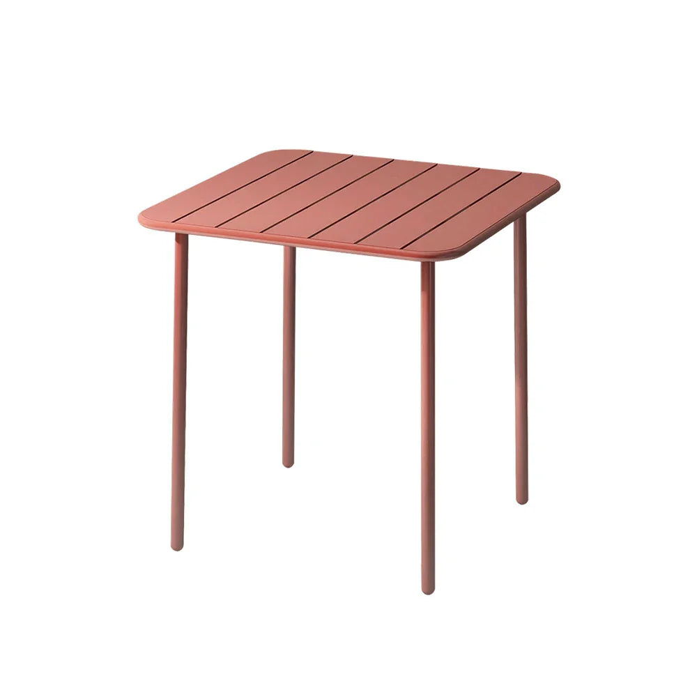 SOLARA 60/70/120/160cm Iron for Orange Square Patio, Metal Durable Garden Build Balcony, or Table, Use