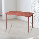 SOLARA 60/70/120/160cm Iron for Orange Square Patio, Metal Durable Garden Build Balcony, or Table, Use