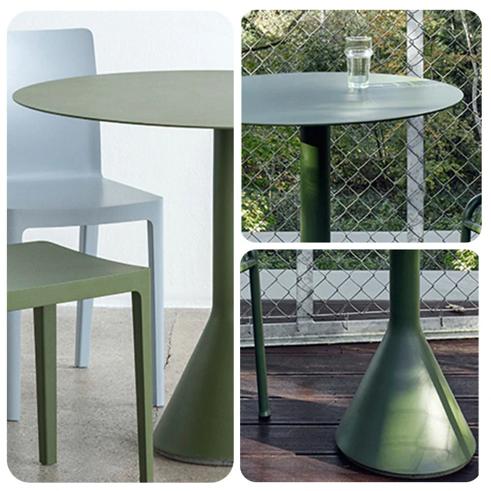SOLARA 60/70/80/90cm Olive Table Outdoor - Dining Round Green