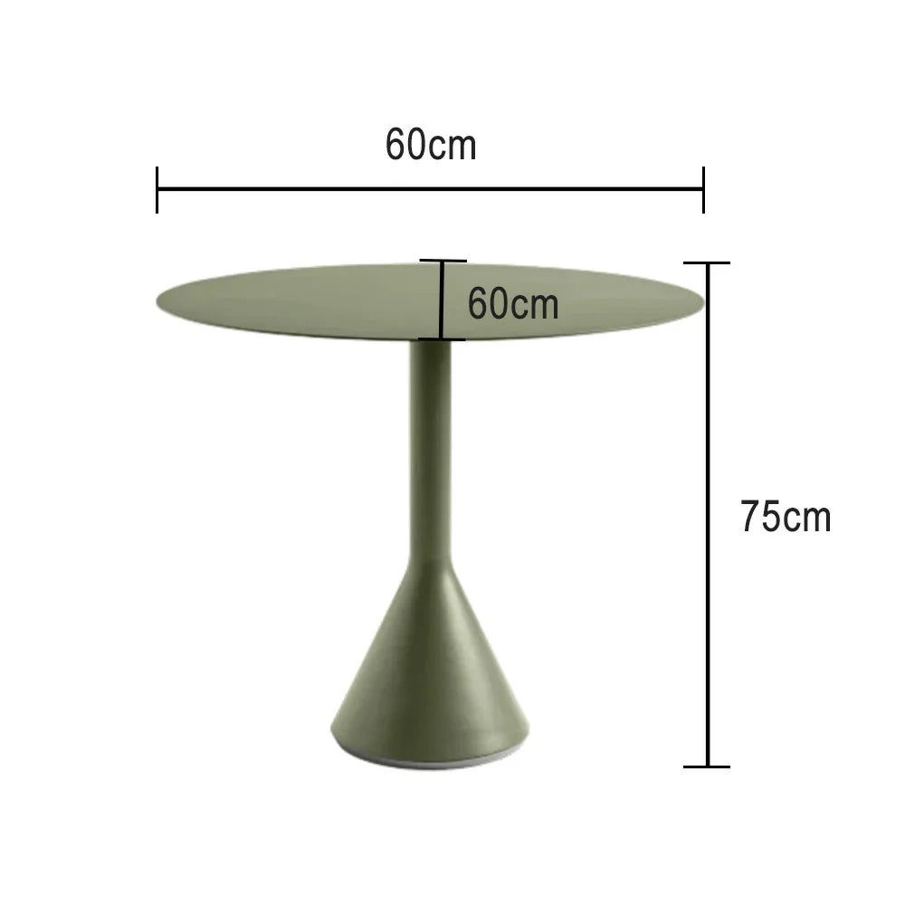SOLARA 60/70/80/90cm Olive Table Outdoor - Dining Round Green