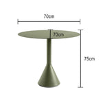 SOLARA 60/70/80/90cm Olive Table Outdoor - Dining Round Green