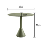 SOLARA 60/70/80/90cm Olive Table Outdoor - Dining Round Green