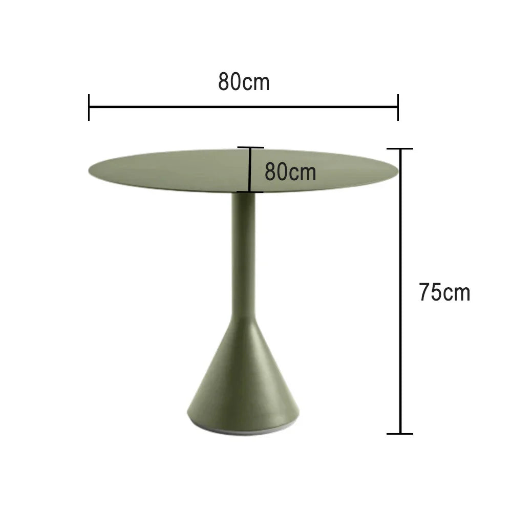SOLARA 60/70/80/90cm Olive Table Outdoor - Dining Round Green