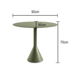 SOLARA 60/70/80/90cm Olive Table Outdoor - Dining Round Green