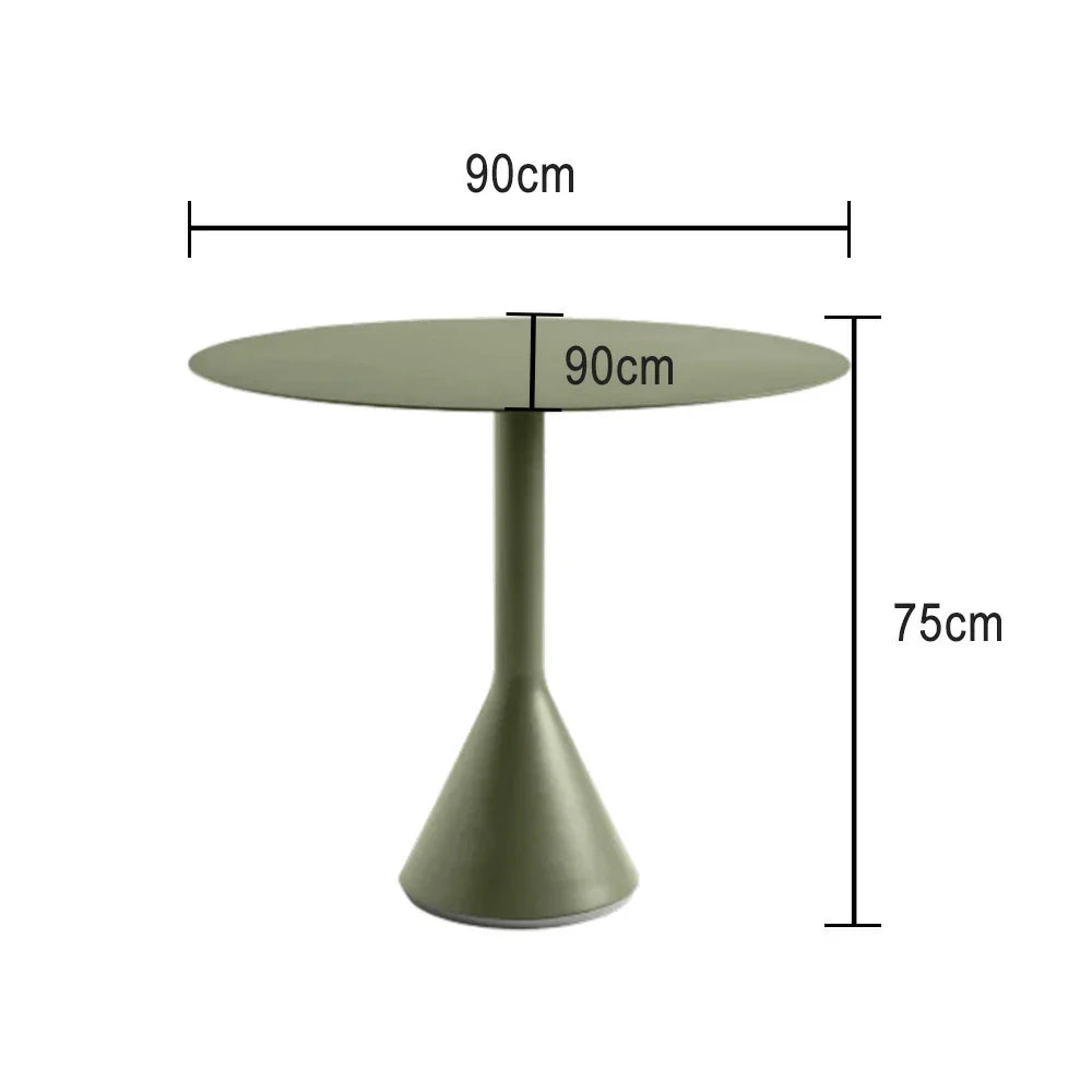 SOLARA 60/70/80/90cm Olive Table Outdoor - Dining Round Green