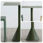 SOLARA 60/70/80/90cm Dining Square Table Outdoor - Olive Green