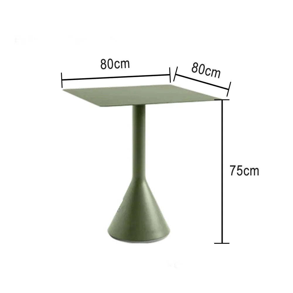 SOLARA 60/70/80/90cm Dining Square Table Outdoor - Olive Green