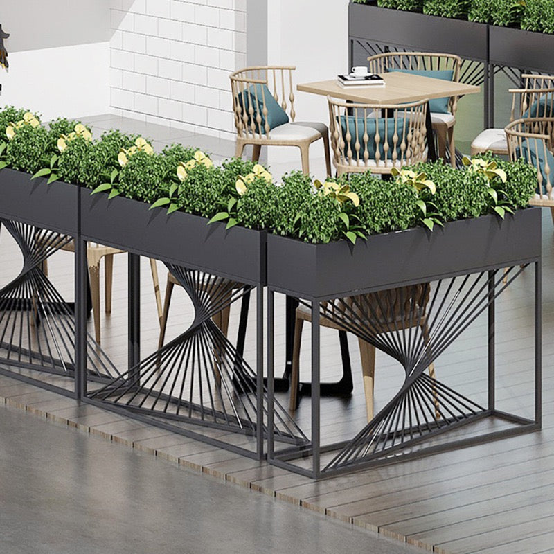 SOLARA ZFL Minimalist Modular 100cm Planter Style For FunctionSaving Black/Gold/White Outdoor Metal Partition With Use