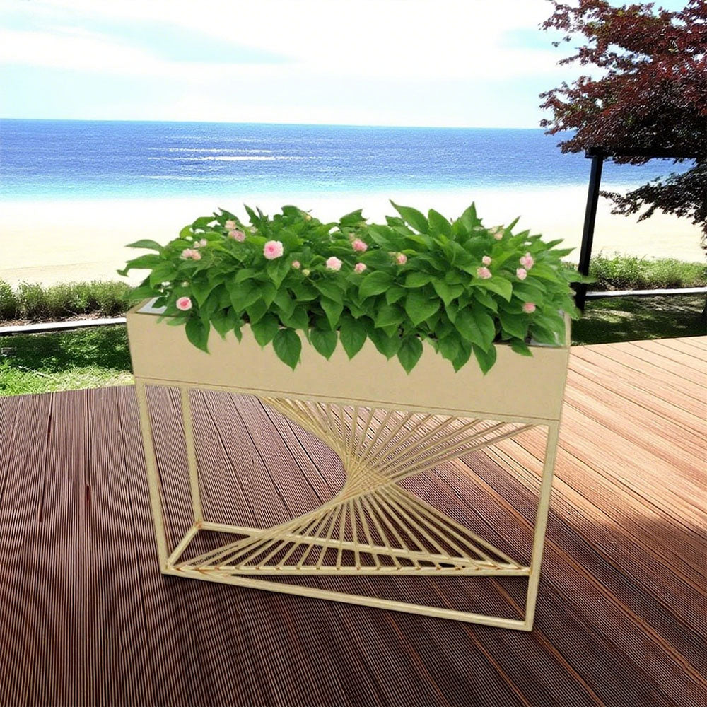 SOLARA ZFL Minimalist Modular 100cm Planter Style For FunctionSaving Black/Gold/White Outdoor Metal Partition With Use