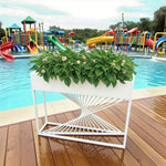 SOLARA ZFL Minimalist Modular 100cm Planter Style For FunctionSaving Black/Gold/White Outdoor Metal Partition With Use