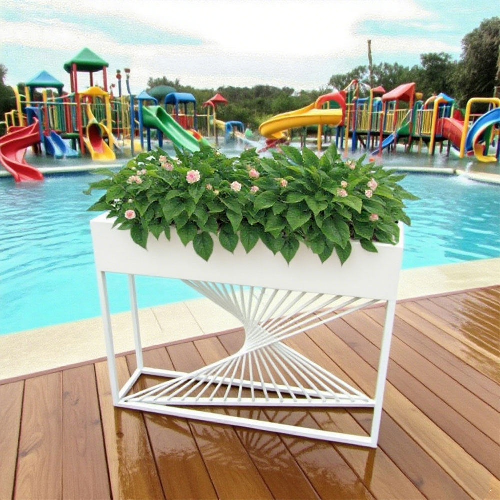 SOLARA ZFL Minimalist Modular 100cm Planter Style For FunctionSaving Black/Gold/White Outdoor Metal Partition With Use