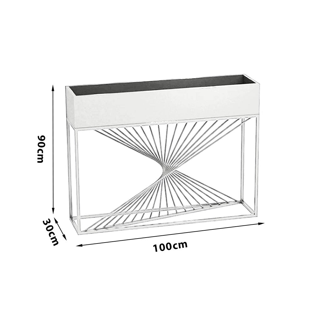 SOLARA ZFL Minimalist Modular 100cm Planter Style For FunctionSaving Black/Gold/White Outdoor Metal Partition With Use