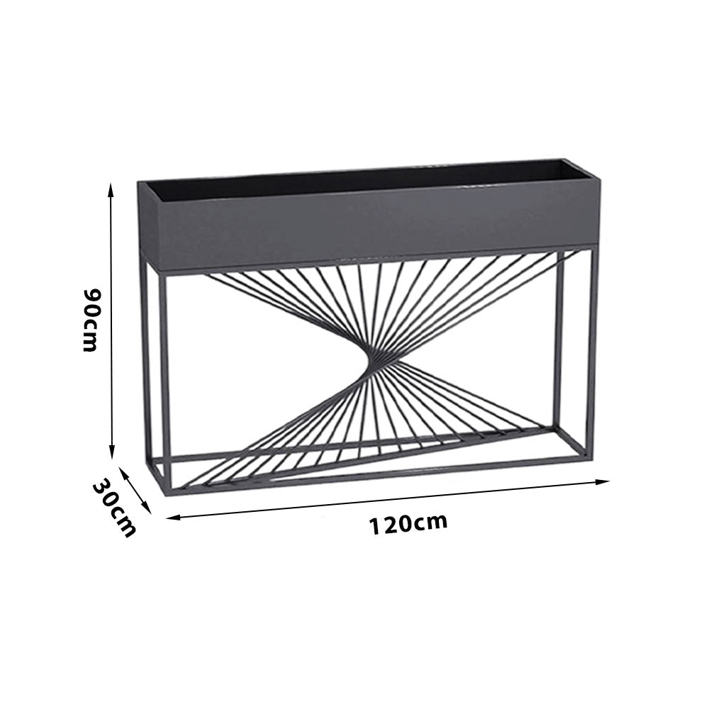 SOLARA ZFL01 Outdoor for Metal Modular Minimalist Partition FunctionSaving 120cm Style Gold/Black/White Planter with Use