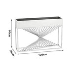 SOLARA ZFL01 Outdoor for Metal Modular Minimalist Partition FunctionSaving 120cm Style Gold/Black/White Planter with Use
