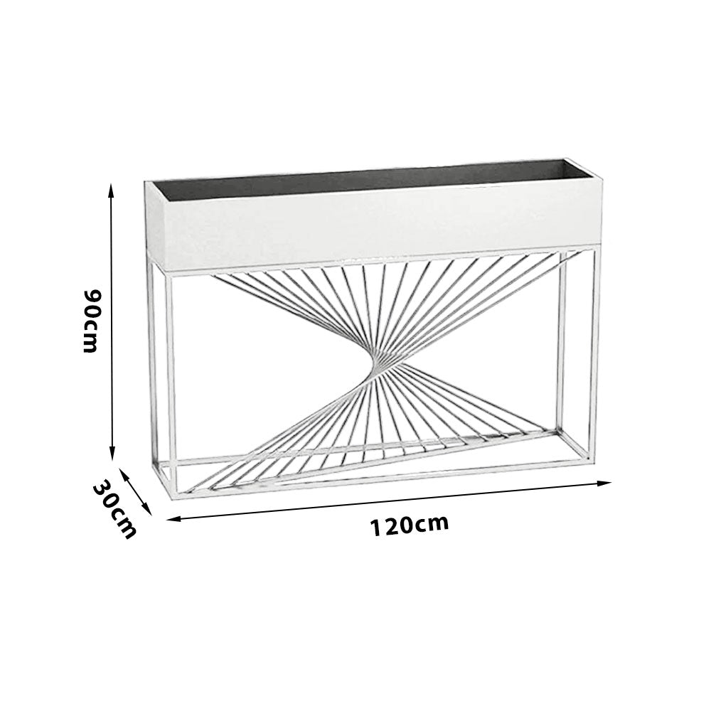 SOLARA ZFL01 Outdoor for Metal Modular Minimalist Partition FunctionSaving 120cm Style Gold/Black/White Planter with Use