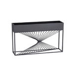 SOLARA ZFL02 Style Planter FunctionSaving Modular Metal Minimalist White/Gold/Black 140cm Partition with for Outdoor Use
