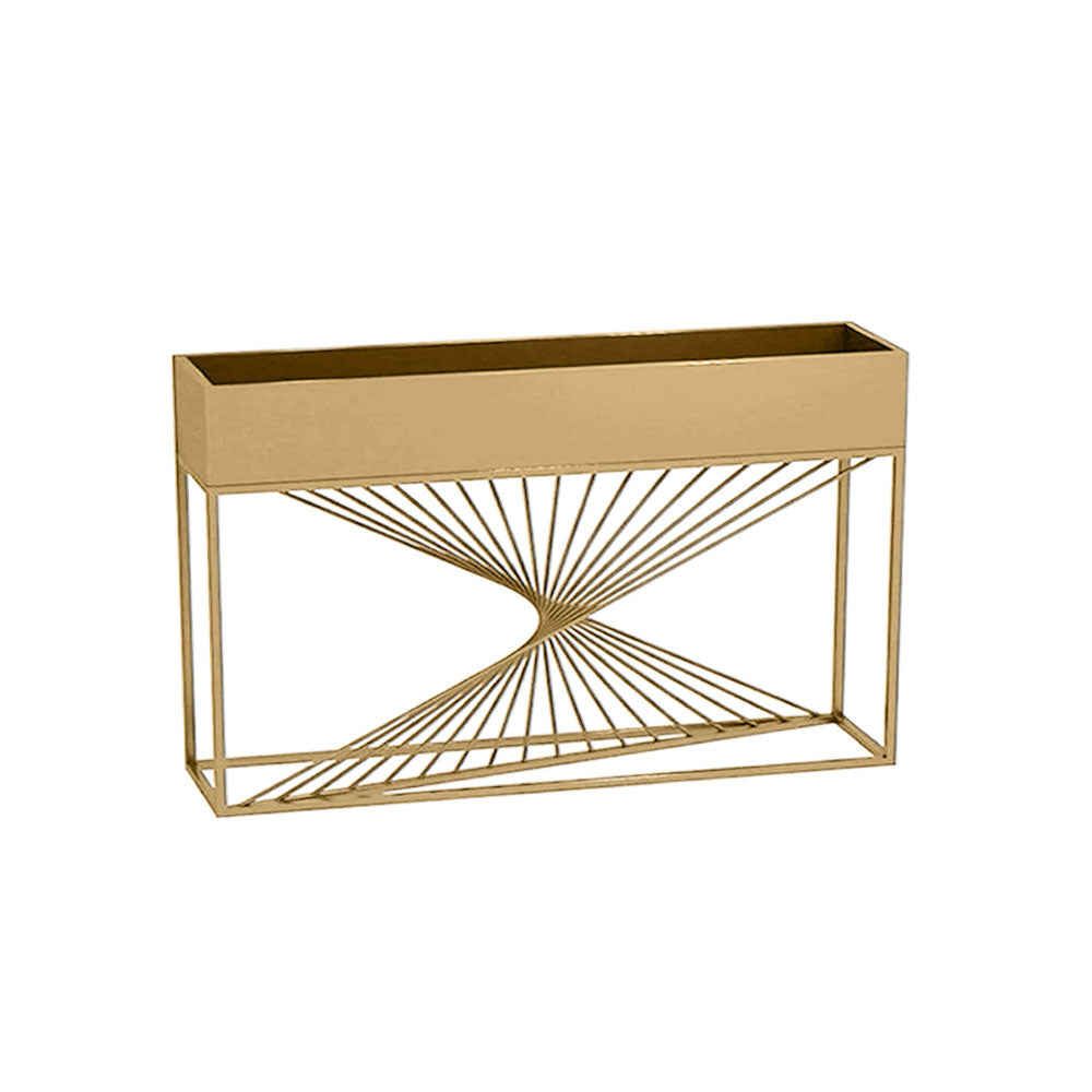 SOLARA ZFL02 Style Planter FunctionSaving Modular Metal Minimalist White/Gold/Black 140cm Partition with for Outdoor Use