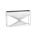 SOLARA ZFL02 Style Planter FunctionSaving Modular Metal Minimalist White/Gold/Black 140cm Partition with for Outdoor Use