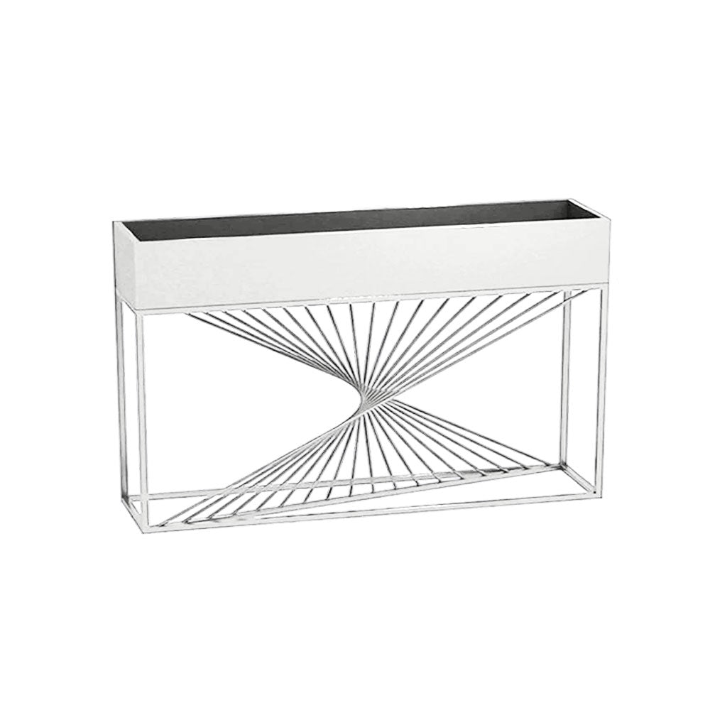SOLARA ZFL02 Style Planter FunctionSaving Modular Metal Minimalist White/Gold/Black 140cm Partition with for Outdoor Use