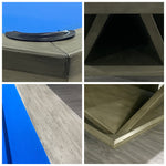 QUESLA WP06 Table Accessories W/ Pool Billiard Free Table Luxury 8FT - Slate Grey&Blue