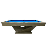 QUESLA WP06 7FT Luxury - W/ Table Billiard Slate Pool Table Free Accessories Grey&Blue